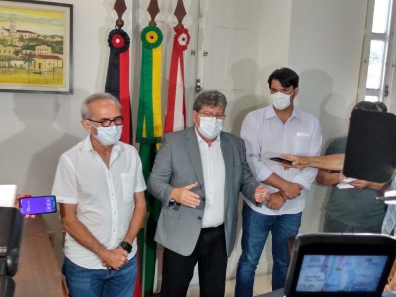 João Azevêdo e Cícero Lucena discutem parcerias em nova audiência