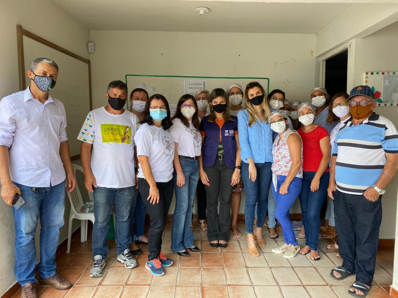 Primeira-dama mantém roteiro de vistorias aos CAPS e visita unidade do Distrito de São José da Mata