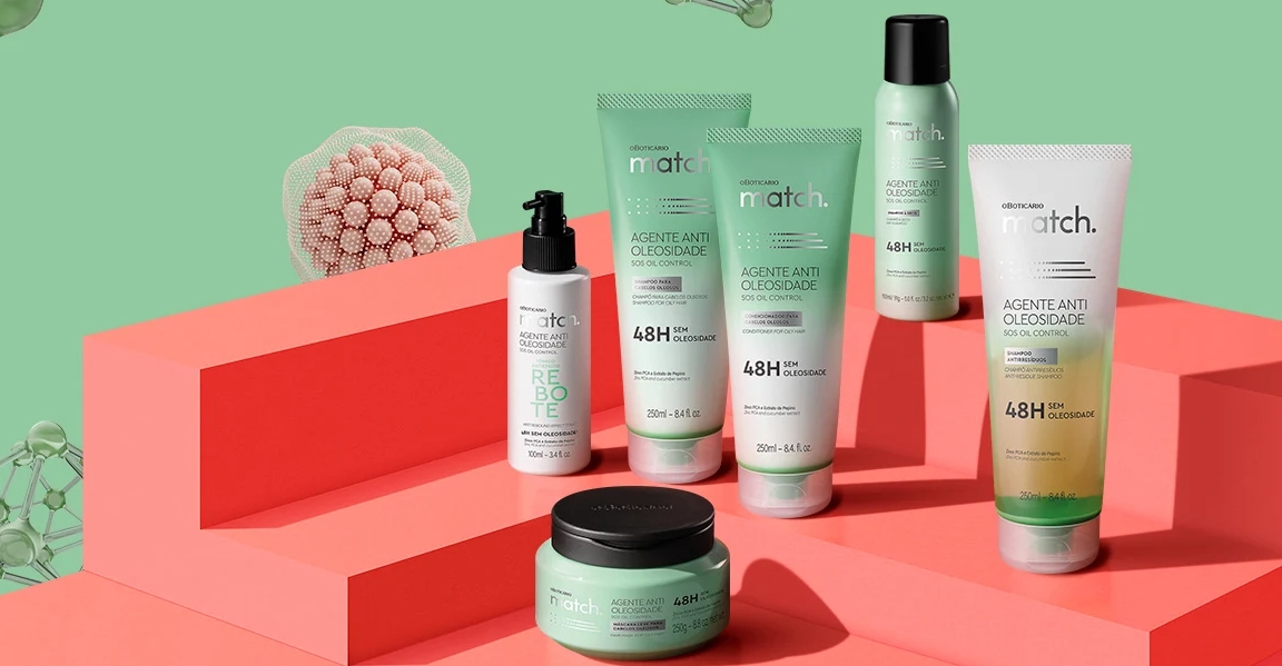 Marca de cosméticos lança linha com ativos tecnológicos para reduzir oleosidade dos cabelos