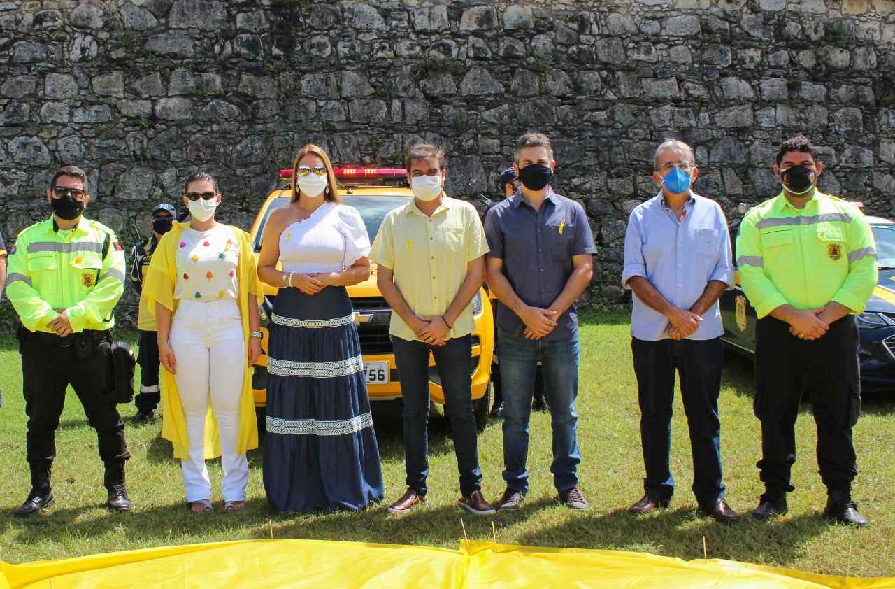 Prefeitura de Cabedelo encerra campanha do Maio Amarelo com evento simbólico na Fortaleza de Santa Catarina