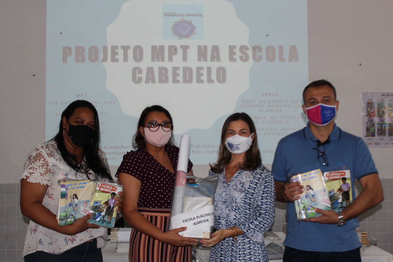 Pela primeira vez, alunas da rede municipal de ensino de Cabedelo vão participar da etapa nacional do do Prêmio MPT na Escola 2021