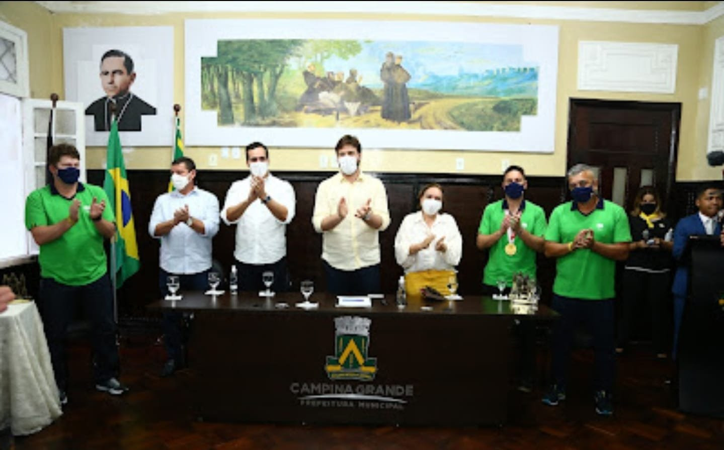 FUTEBOL DE 5: Bruno homenageia campeões na Paralimpíada e anuncia bolsa de incentivo para formação de atletas