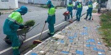 Emlur recolhe entulhos e resíduos de podas de árvores em 11 bairros