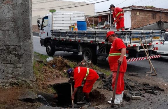 Seinfra segue com manutenção de galerias e iluminação pública em 19 bairros