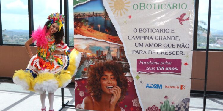 O Boticário celebra 158 anos de Campina Grande e declara todo o seu amor pela cidade