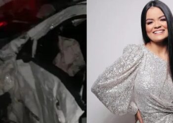 Cantora paraibana Danieze Santiago sofre grave acidente de carro no Ceará
