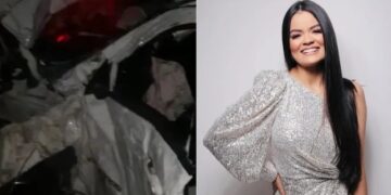 Cantora paraibana Danieze Santiago sofre grave acidente de carro no Ceará