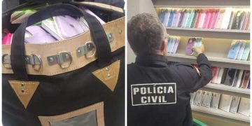 Após denúncia da Apple, polícia apreende mais de mil acessórios falsificados em shopping de JP
