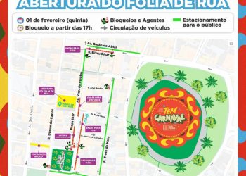 Prefeitura define operação de trânsito e transporte para abertura do Folia de Rua no Ponto de Cem Réis