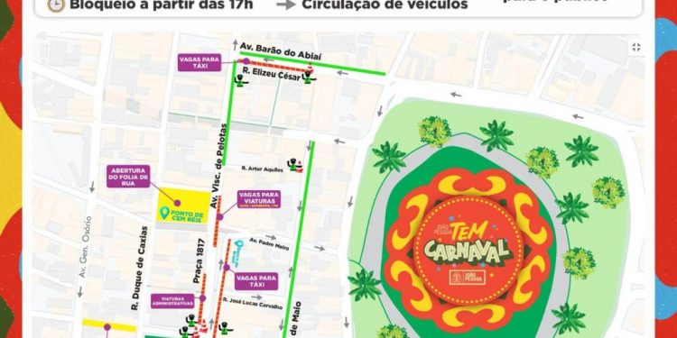 Prefeitura define operação de trânsito e transporte para abertura do Folia de Rua no Ponto de Cem Réis