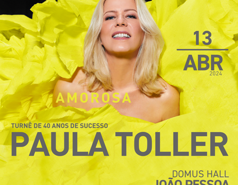 Paula Toller desembarca em João Pessoa para show especial no sábado (13)