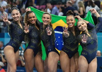 Olimpíadas de Paris-2024: Ginástica artística do Brasil conquista bronze inédito por equipes