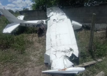 Tripulantes de avião que caiu no Distrito de São José da Mata estão no Hospital de Trauma de Campina Grande