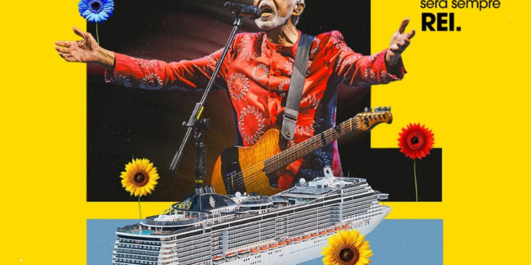 Gilberto Gil celebra última turnê em alto mar com o Navio Tempo Rei