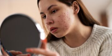 Acne tardia desafia mulheres adultas com lesões persistentes e dolorosas