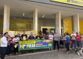 Após governo acionar PF contra fake News sobre o Banco do Brasil, sindicato da Paraíba faz ato em defesa do BB
