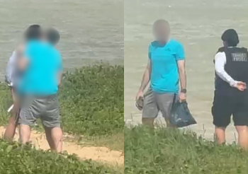 Casal de turistas é flagrado em ato sexual em praia de João Pessoa