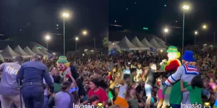 Crianças invadem palco durante show de Patati e Patatá no 1º Dia das Crianças