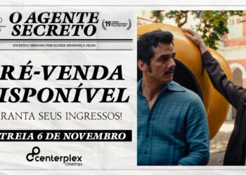Pré-venda de “O Agente Secreto”, novo filme de Kleber Mendonça Filho, começa no Centerplex do Mag Shopping