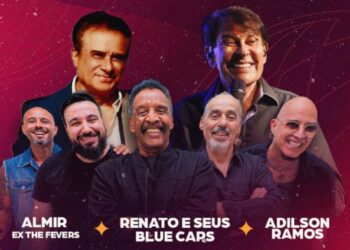 Encontro da Jovem Guarda agita o Clube Cabo Branco neste sábado (25) com Renato e Seus Blue Caps, Adilson Ramos e Almir Bezerra