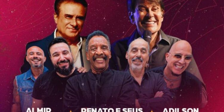 Encontro da Jovem Guarda agita o Clube Cabo Branco neste sábado (25) com Renato e Seus Blue Caps, Adilson Ramos e Almir Bezerra