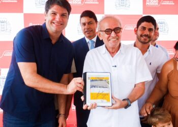 Cícero Lucena autoriza pavimentação em mais 21 ruas do Colinas do Sul e celebra R$ 40 milhões na infraestrutura do bairro