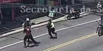 Agente de trânsito é agredido com pedra durante fiscalização em João Pessoa