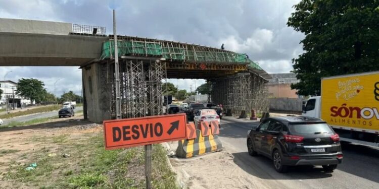 DER-PB inicia remoção de escoramentos no Viaduto do Bairro das Indústrias nesta quinta-feira