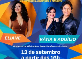 Sesc celebra 80 anos com programação gratuita em seis cidades da Paraíba neste domingo, dia 13 de setembro