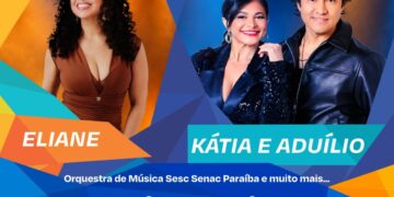 Sesc celebra 80 anos com programação gratuita em seis cidades da Paraíba neste domingo, dia 13 de setembro
