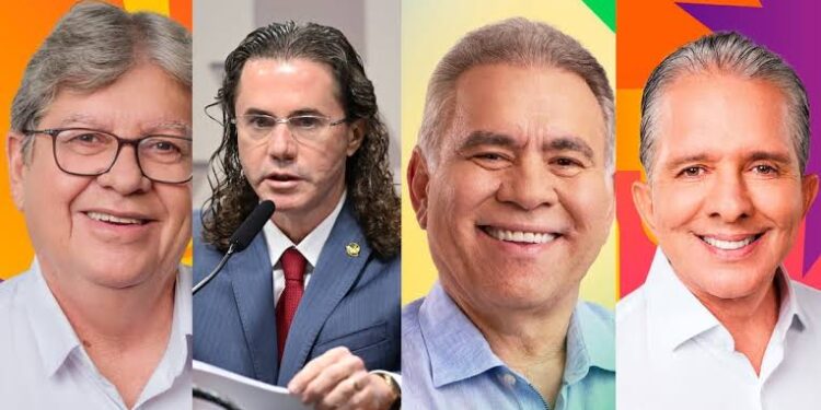 Quaest para o Senado na PB: João, 28%; Veneziano, 18%; Nabor, 12%, Queiroga, 7%, Major Fábio, 3%