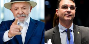 Lula tem 51% contra 49% de Flávio em votos válidos, diz Vox